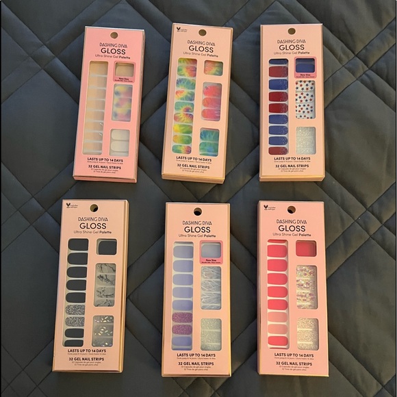 Dashing Diva Gel Nail Strips Featuring Ultra Trendy Designs - Picture 1 of 8